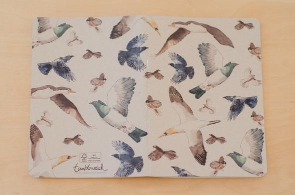 Tumbleweed Painted Journal - Birds